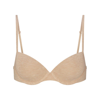 EVERYDAY COTTON T-SHIRT BRA | CLAY HEATHER