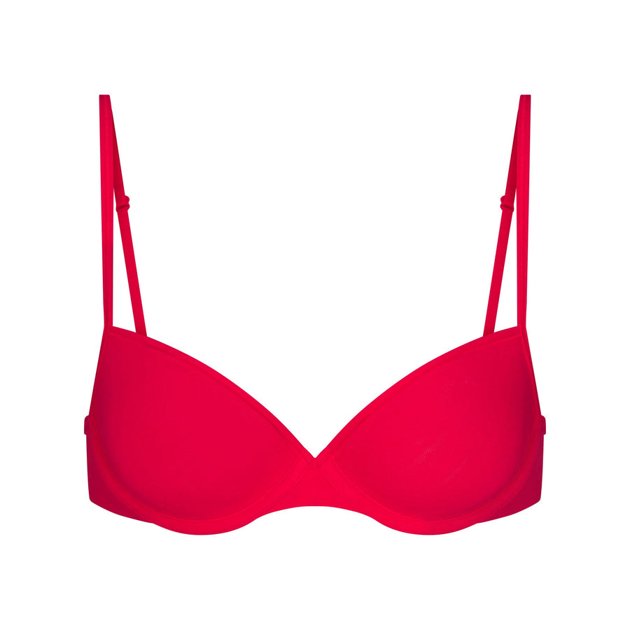 EVERYDAY COTTON T-SHIRT BRA | CARMINE