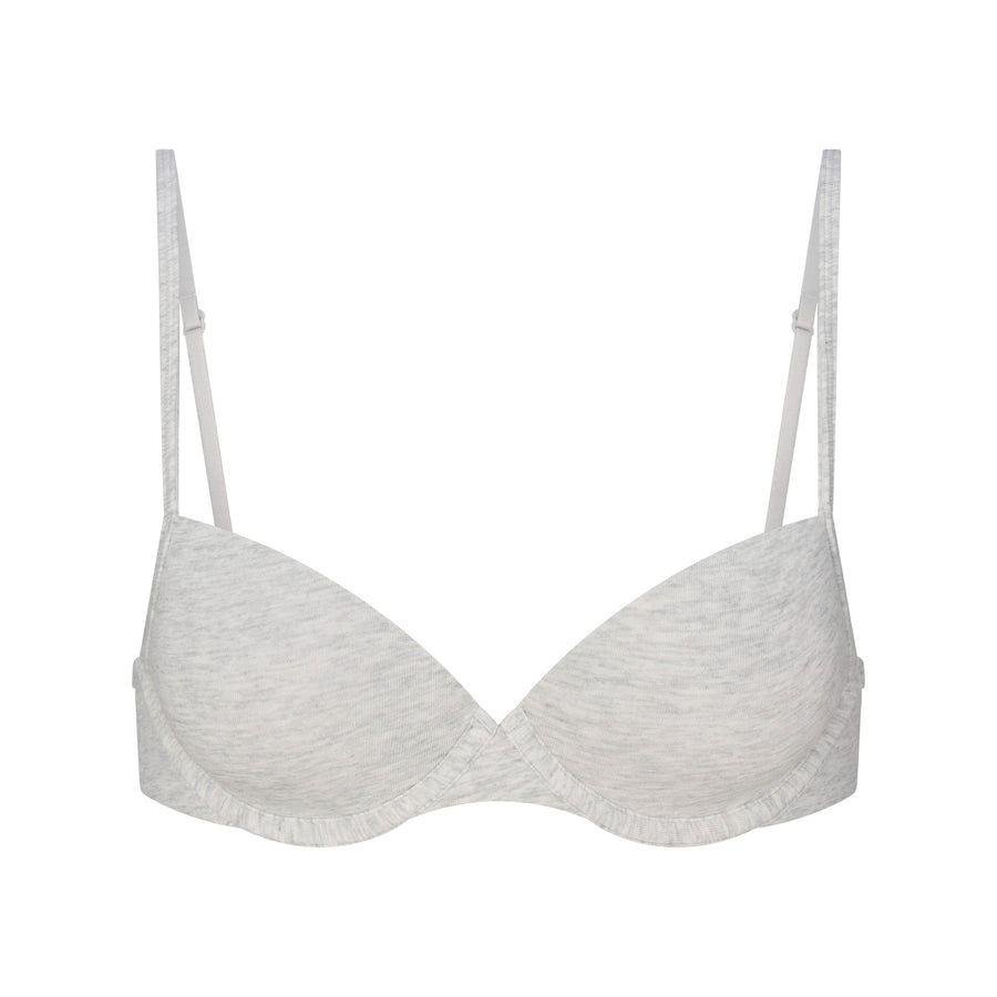 EVERYDAY COTTON T-SHIRT BRA | LIGHT HEATHER GREY