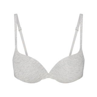 EVERYDAY COTTON ULTIMATE TEARDROP PUSH-UP BRA | LIGHT HEATHER GREY