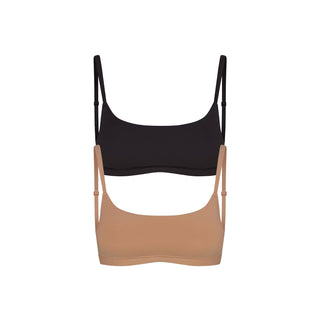 FITS EVERYBODY SCOOP BRALETTE 2-PACK | SIENNA AND ONYX
