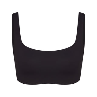 NikeSKIMS MATTE SCOOP NECK BRA | OBSIDIAN