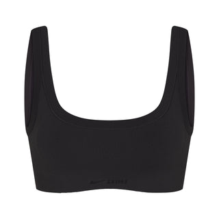 NikeSKIMS VINTAGE SEAMLESS SCOOP NECK BRA | OBSIDIAN