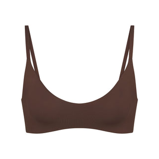 NikeSKIMS MATTE MICRO SCOOP BRA | DARK SEPIA