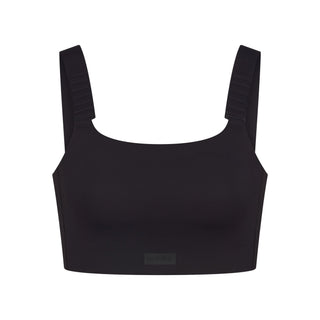 NikeSKIMS MATTE WIDE STRAP BRA | OBSIDIAN