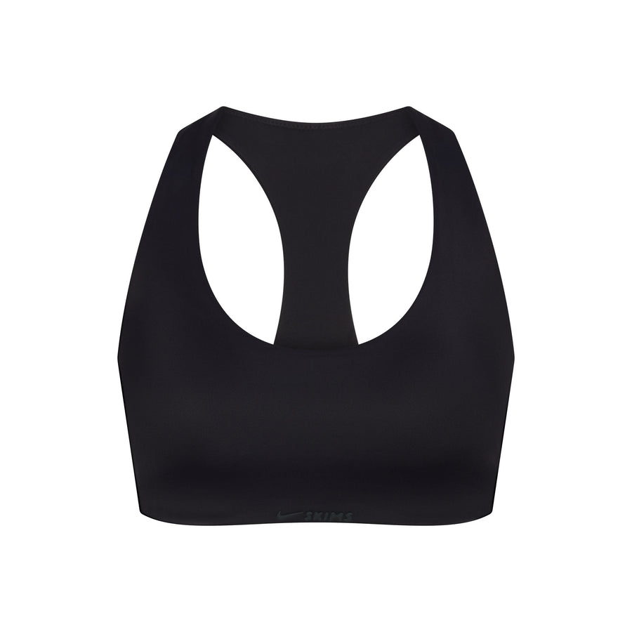 NikeSKIMS SHINE RACER BACK BRA | OBSIDIAN
