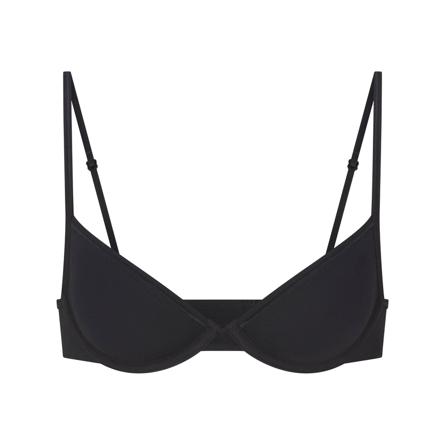 EVERYDAY COTTON UNLINED DEMI BRA | ONYX