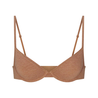 EVERYDAY COTTON UNLINED DEMI BRA | SIENNA HEATHER