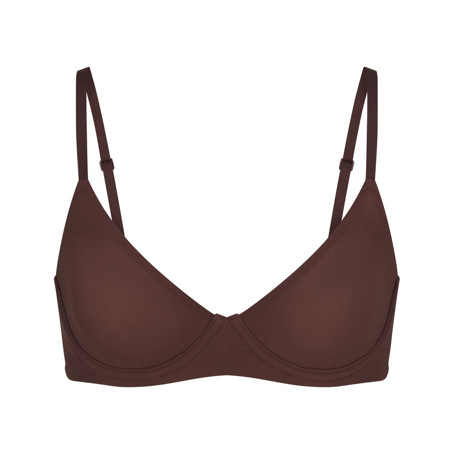 FITS EVERYBODY UNLINED DEMI BRA | COCOA