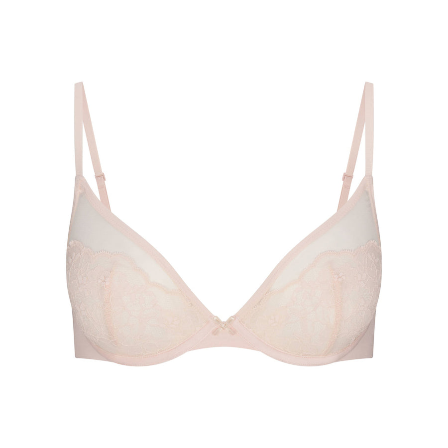 SKIMS LACE UNLINED DEMI BRA | PRIMROSE