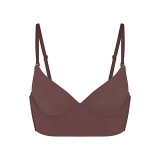 FITS EVERYBODY LOW BACK LONGLINE BRA | COCOA