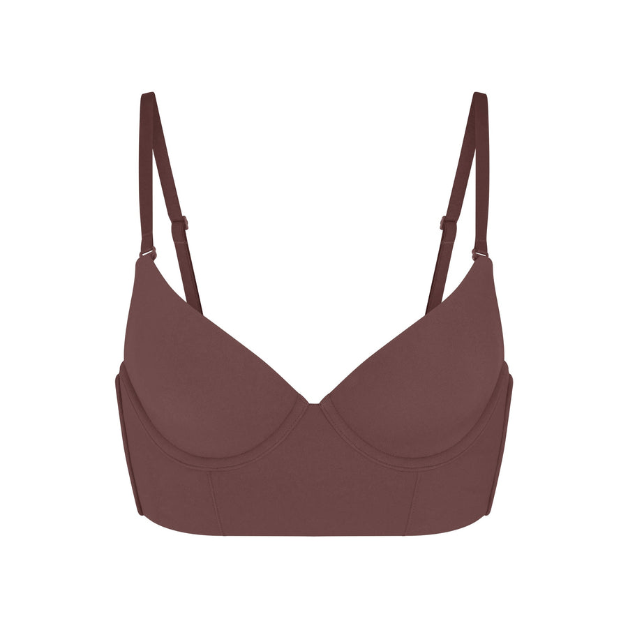 FITS EVERYBODY LOW BACK LONGLINE BRA | COCOA