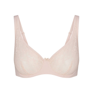 SKIMS LACE UNLINED MINIMIZER BRA | PRIMROSE