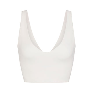 NikeSKIMS MATTE V-NECK BRA TOP | IVORY
