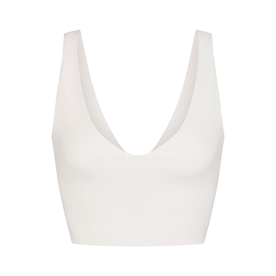 NikeSKIMS MATTE V-NECK BRA TOP | IVORY