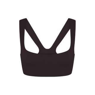 NikeSKIMS STUDIO STRETCH RACER BACK BRA | DARK ROAST