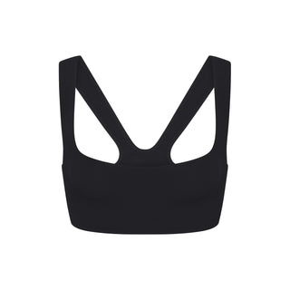 NikeSKIMS STUDIO STRETCH RACER BACK BRA | OBSIDIAN
