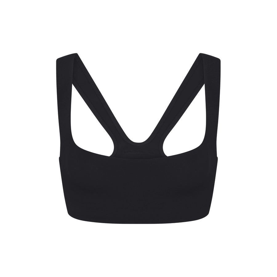 NikeSKIMS STUDIO STRETCH RACER BACK BRA | OBSIDIAN