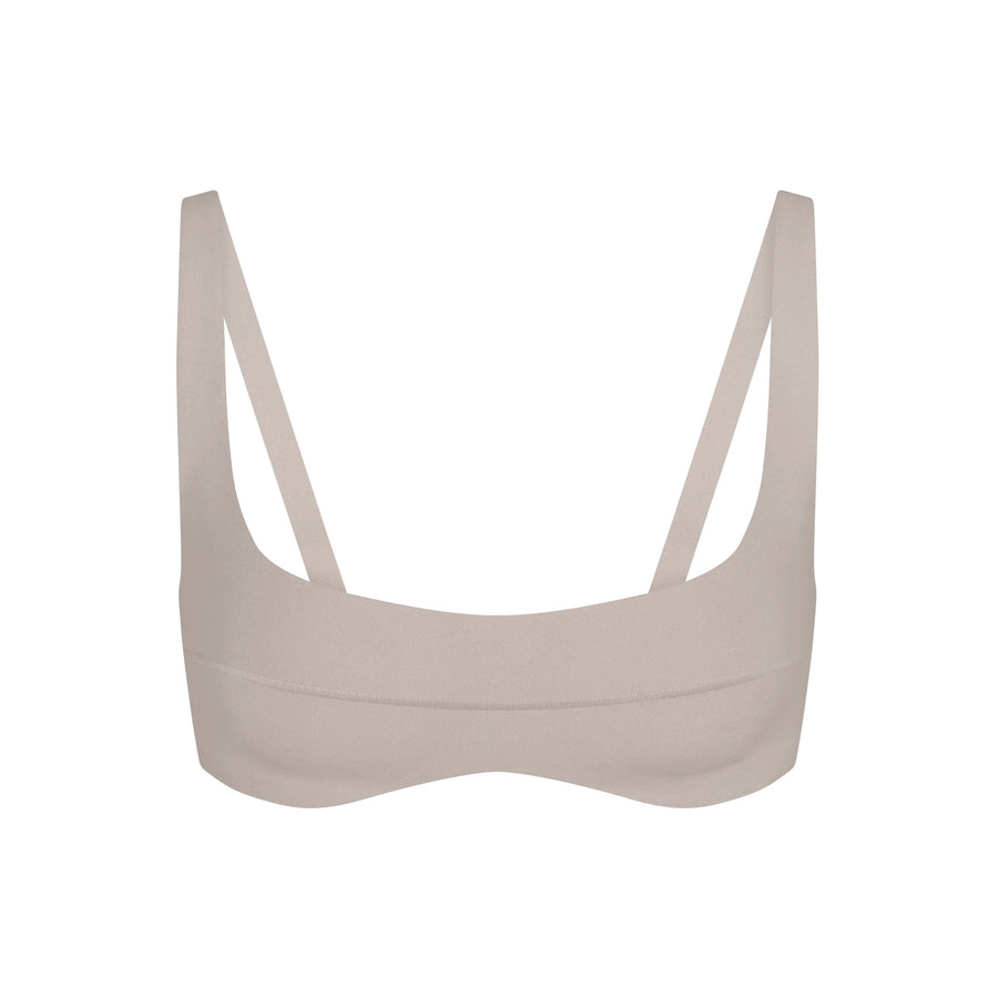 NikeSKIMS STUDIO STRETCH SEAM FRONT MICRO BRA | LINEN