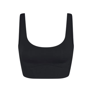 NikeSKIMS MATTE LONGLINE CORSET BRA | OBSIDIAN