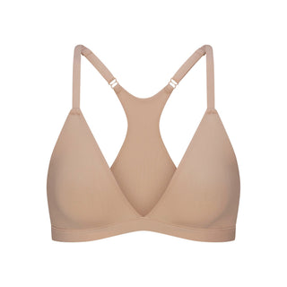 FITS EVERYBODY RACERBACK TRIANGLE BRALETTE | CLAY