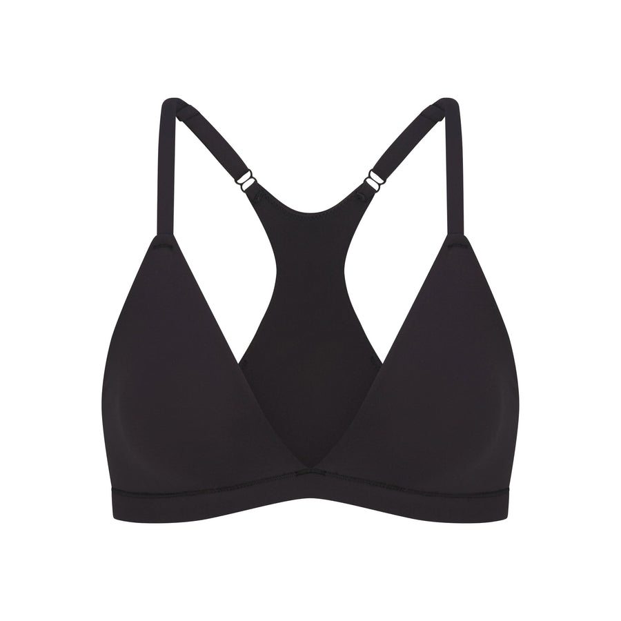 FITS EVERYBODY RACERBACK TRIANGLE BRALETTE | ONYX