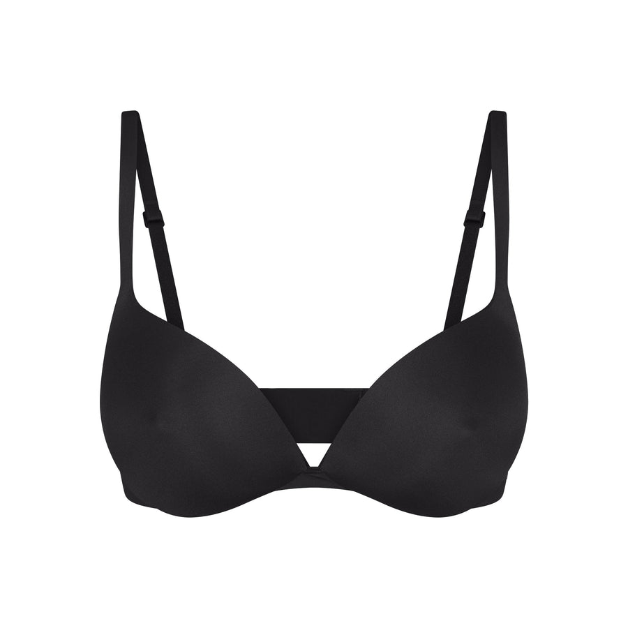 SKIMS ULTIMATE NIPPLE WIRELESS PUSH-UP BRA | ONYX