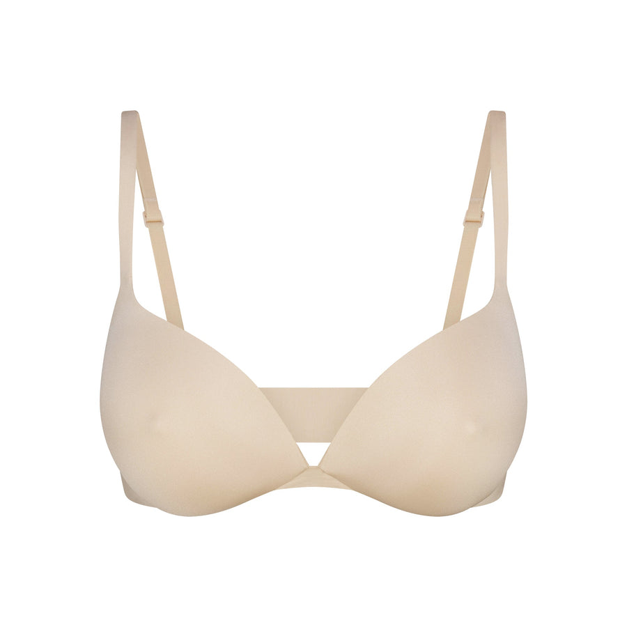 SKIMS ULTIMATE NIPPLE WIRELESS PUSH-UP BRA | SAND