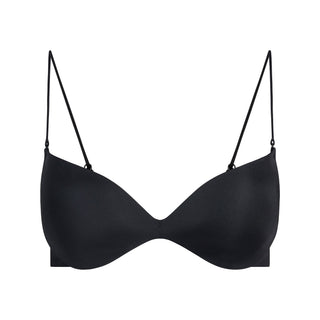 WIRELESS FORM MICRO STRAP PLUNGE BRA | ONYX