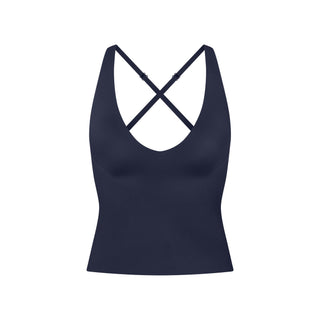 NikeSKIMS SHINE V-NECK TANK | NAVY