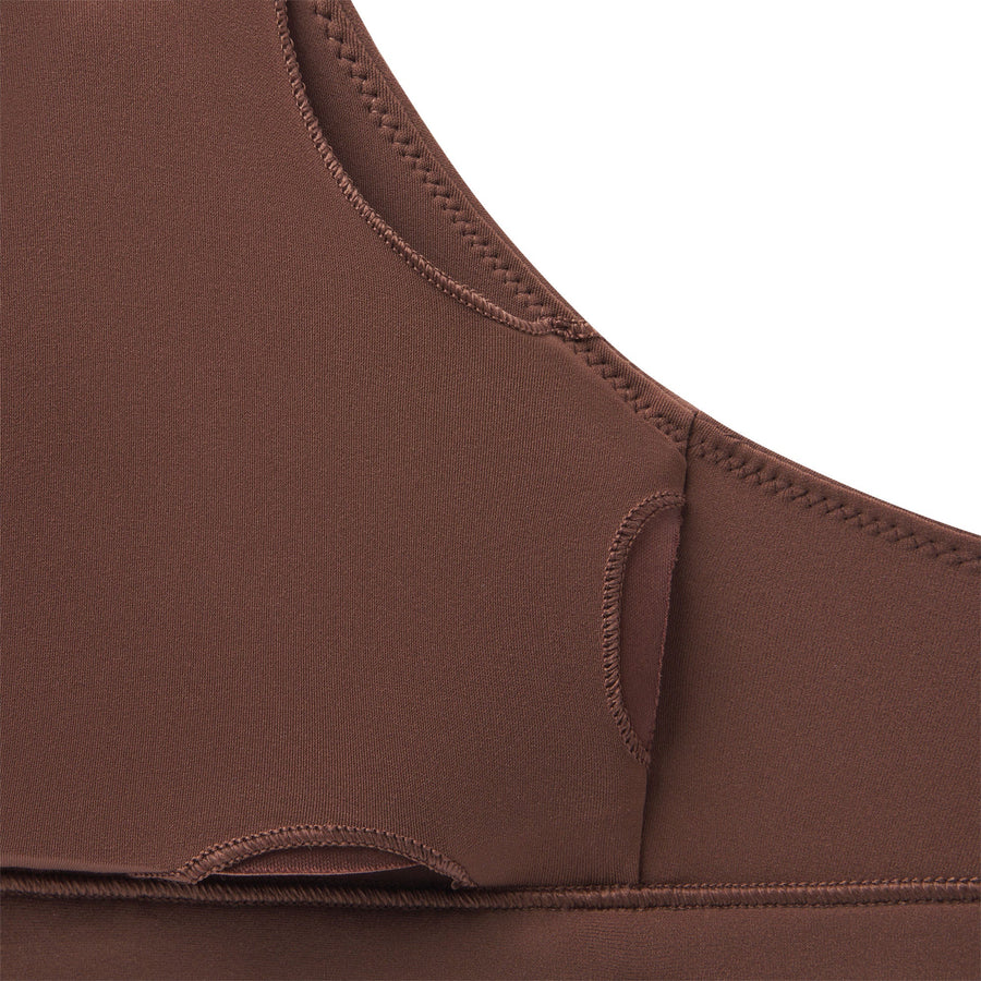 FITS EVERYBODY MASTECTOMY SCOOP BRALETTE | COCOA