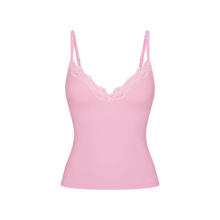 FITS EVERYBODY LACE PUSH-UP CAMI | BUBBLE GUM TONAL