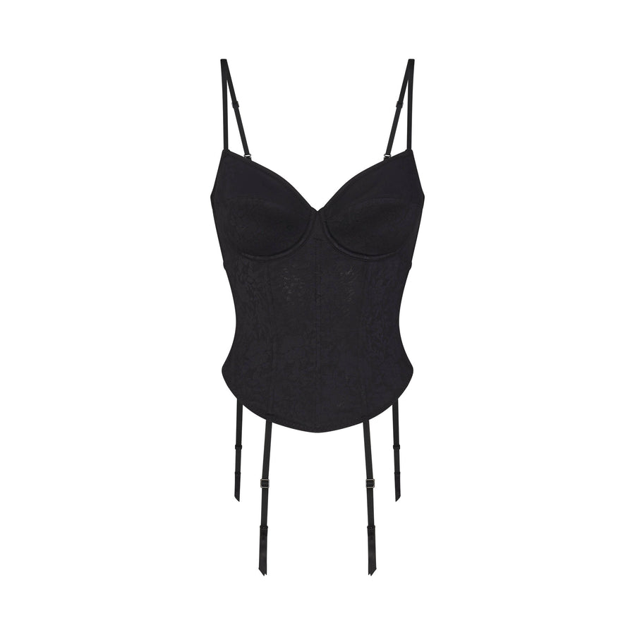 LACE SHAPEWEAR CORSET | ONYX