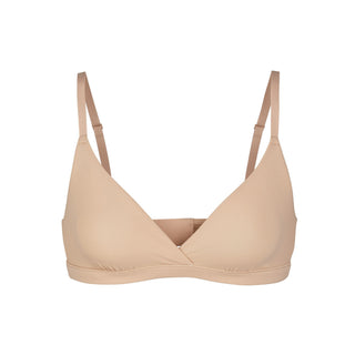 FITS EVERYBODY CROSSOVER BRALETTE | CLAY