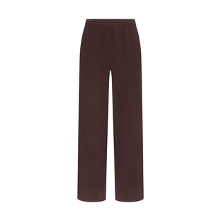 FRENCH TERRY STRAIGHT LEG PANT | ESPRESSO
