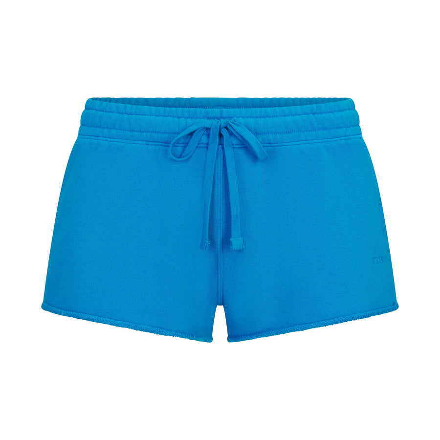 FRENCH TERRY RAW EDGE SHORT | CERULEAN