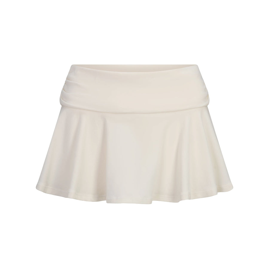 COTTON JERSEY FOLDOVER MINI SKORT | MARBLE