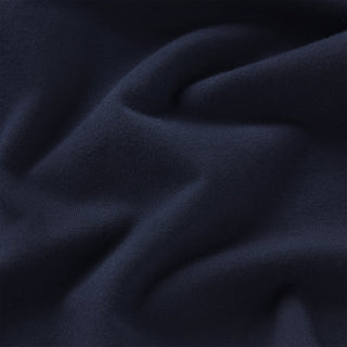 COTTON JERSEY SCOOP NECK T-SHIRT | NAVY