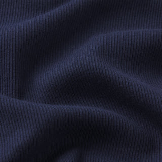 COTTON RIB CUT OUT BODYSUIT | NAVY