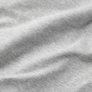 COTTON JERSEY SCOOP NECK T-SHIRT | LIGHT HEATHER GREY