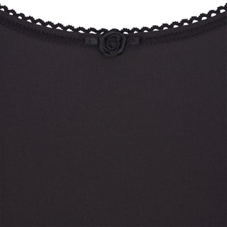 FITS EVERYBODY PICOT SQUARE NECK BODYSUIT | ONYX