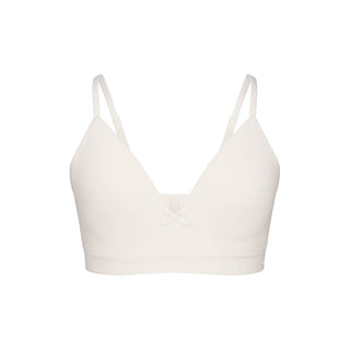 COTTON SEAMLESS JUNIORS TRAINING BRA 2-PACK | MARBLE AND BALLET