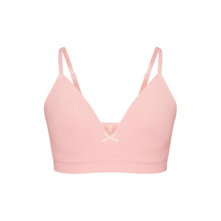 COTTON SEAMLESS JUNIORS TRAINING BRA 2-PACK | MARBLE AND BALLET