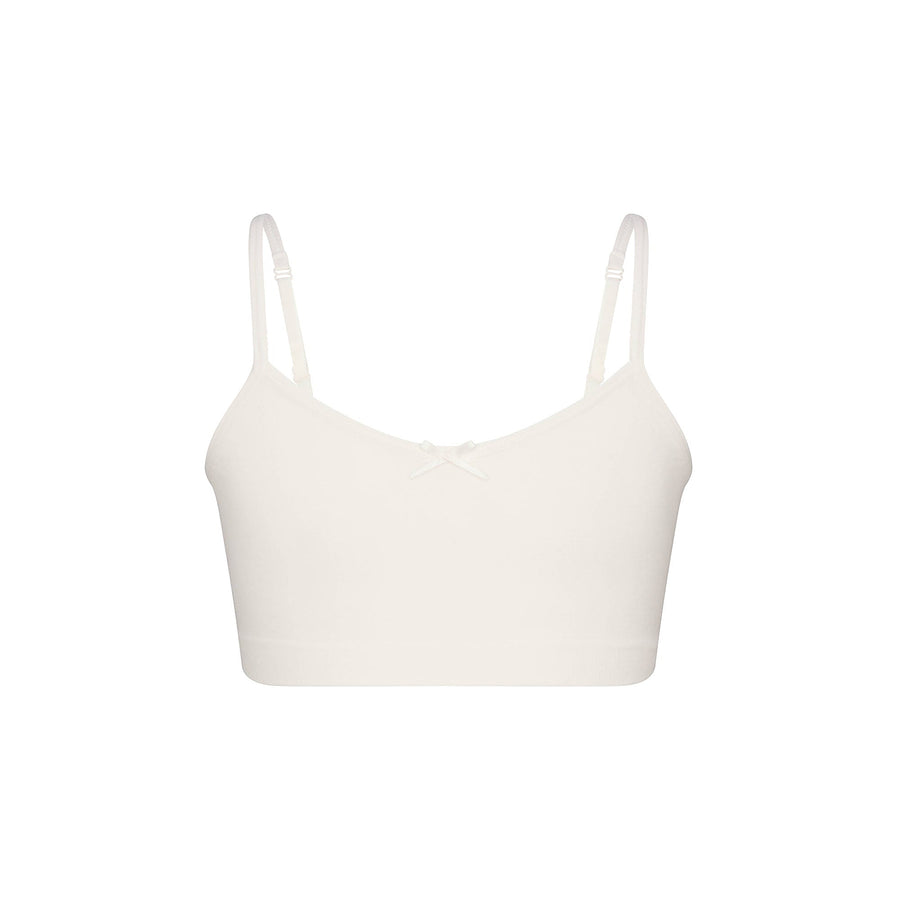 COTTON SEAMLESS JUNIORS BRALETTE 2-PACK | MARBLE AND BALLET