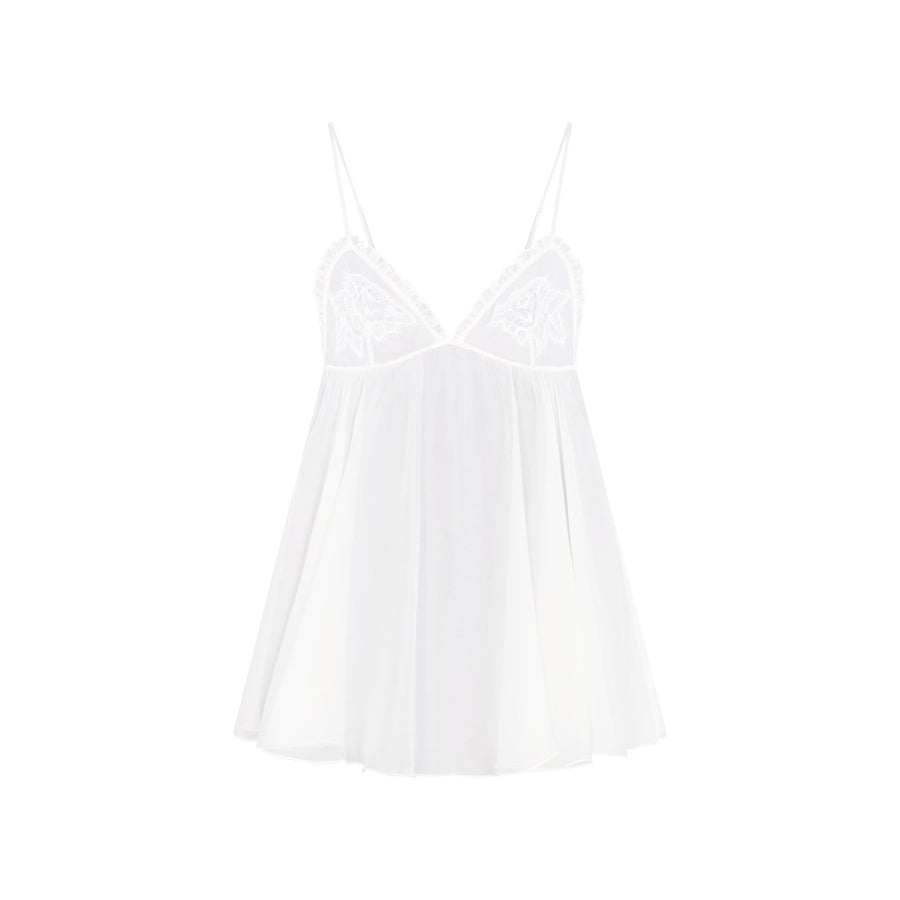 SKIMS ROMANCE BABYDOLL DRESS | IVORY