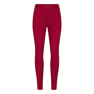 COTTON RIB LEGGING | BRICK