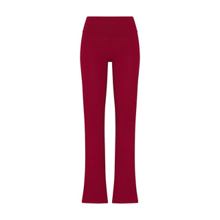 COTTON JERSEY FOLDOVER PANT | BRICK
