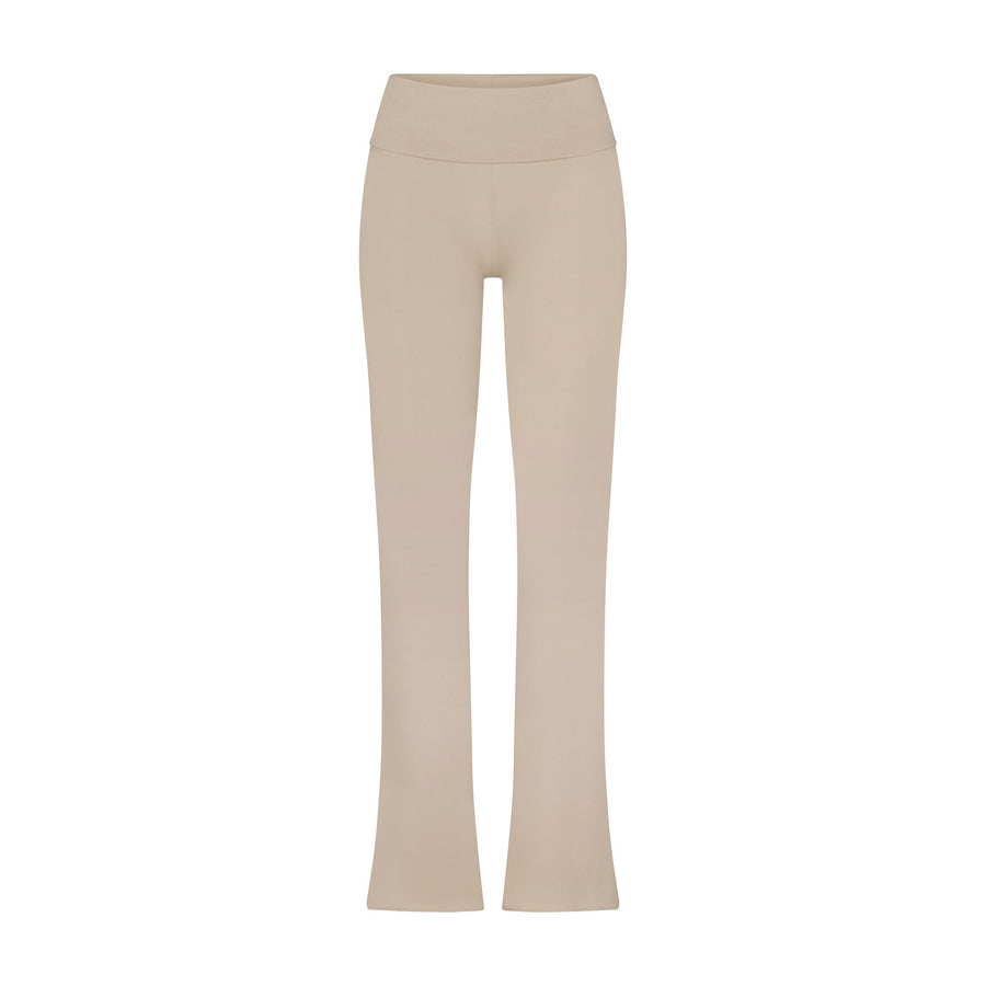 COTTON JERSEY FOLDOVER PANT | STONE