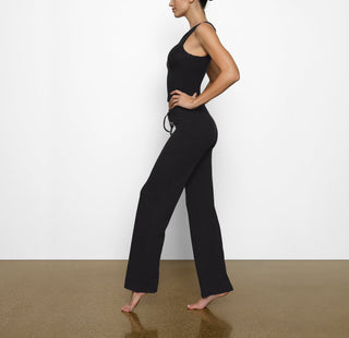 COTTON JERSEY STRAIGHT LEG PANT | SOOT