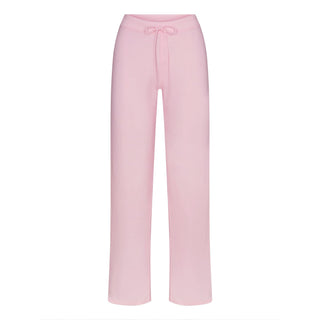 COTTON JERSEY STRAIGHT LEG PANT | CHERRY BLOSSOM